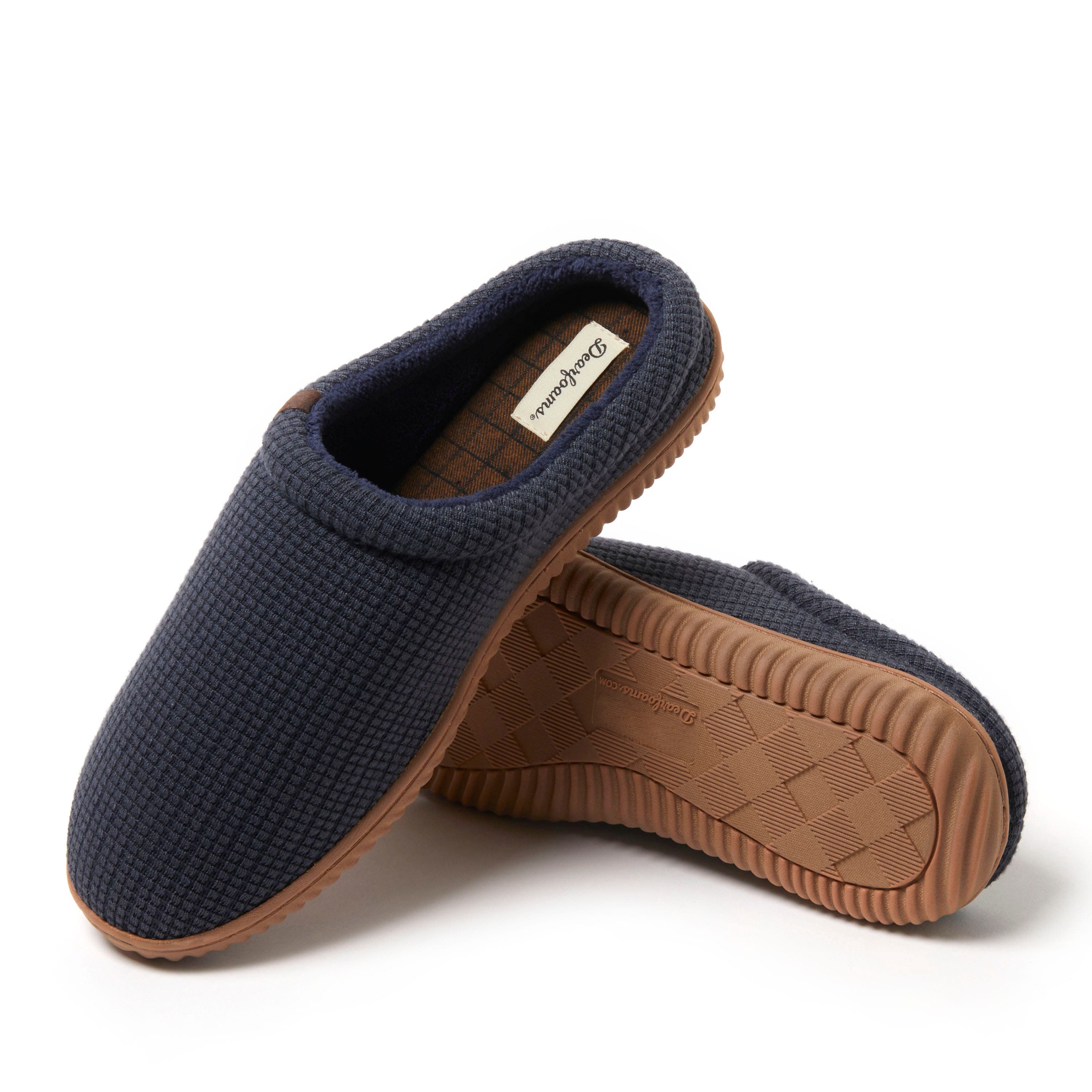 DEARFOAMS Case Casual Clog Slipper, Alternate, color, Navy