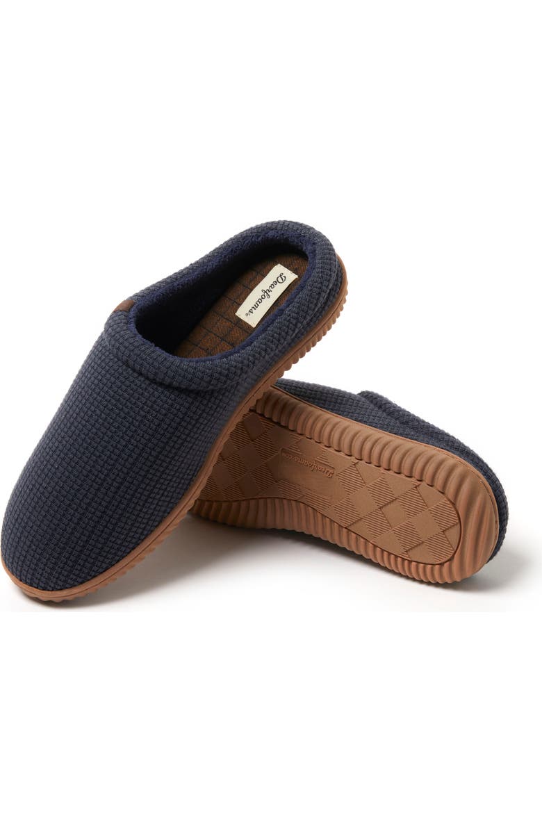 DEARFOAMS Case Casual Clog Slipper, Alternate, color, Navy