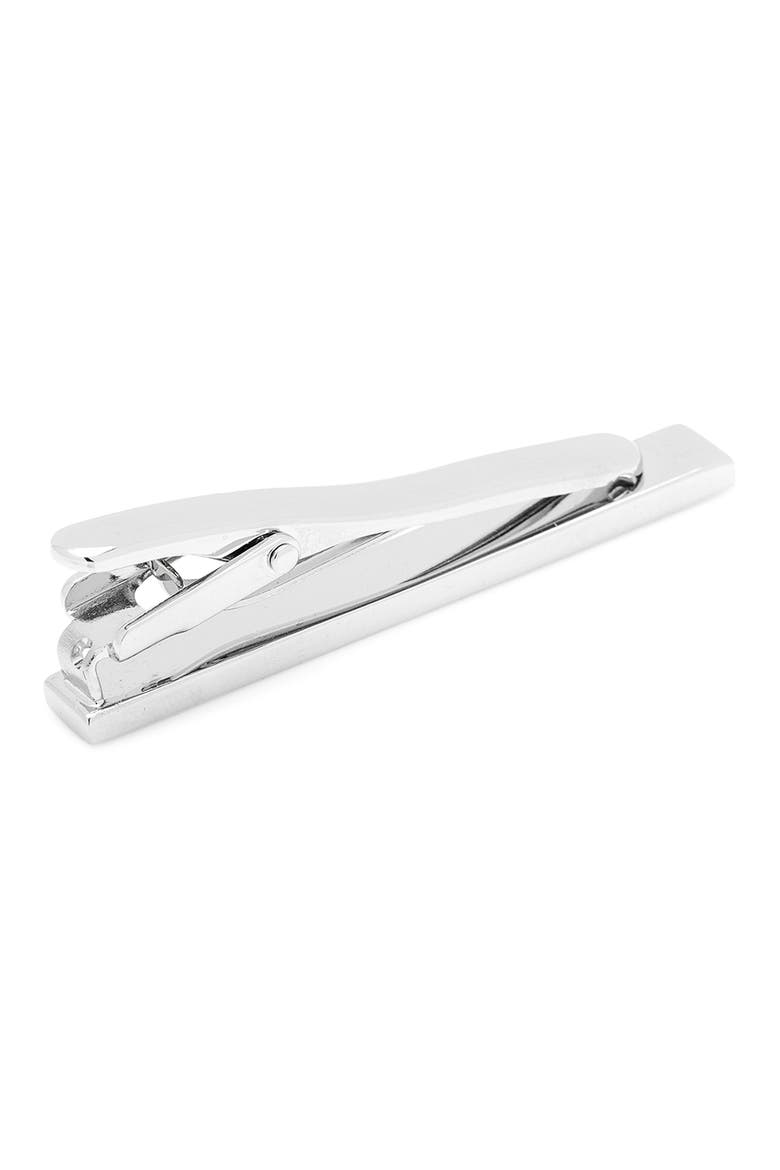 Inlaid Tie Bar, Alternate, color, SILVER NAVY ENAMEL