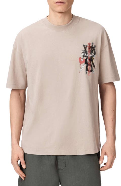 Oversize Serrate Graphic T-Shirt