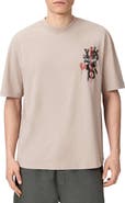 AllSaints Oversize Serrate Graphic T-Shirt