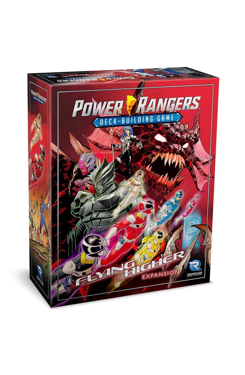 Renegade Game Studios Power Rangers Deckbuilding Game Flying Higher Expansion, Main, color, Multicolored