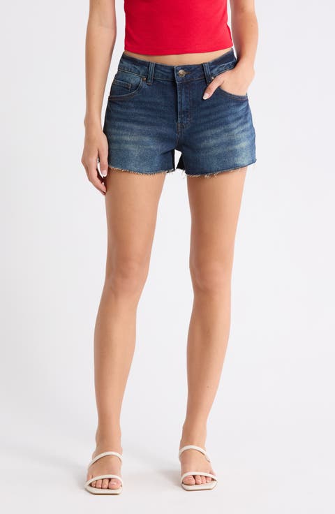 Raw Hem Shorts