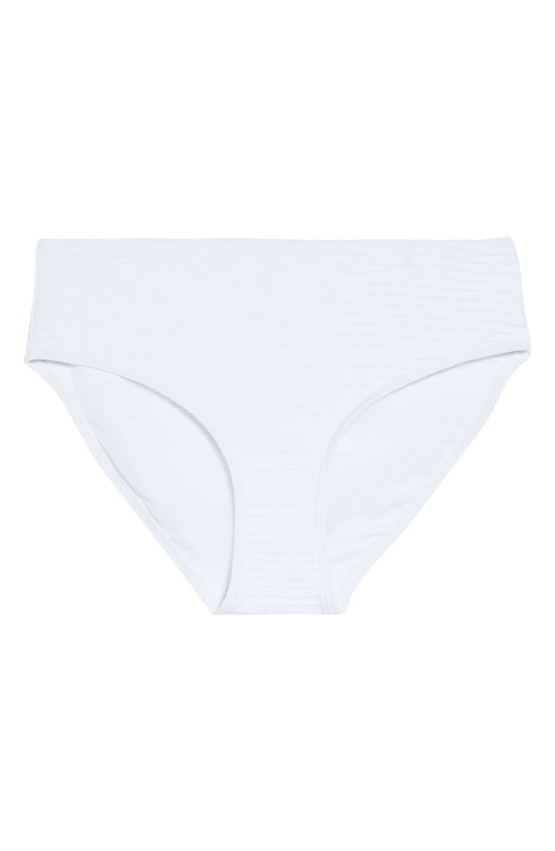 Sea Level Textured Bikini Bottoms, Alternate, color, White