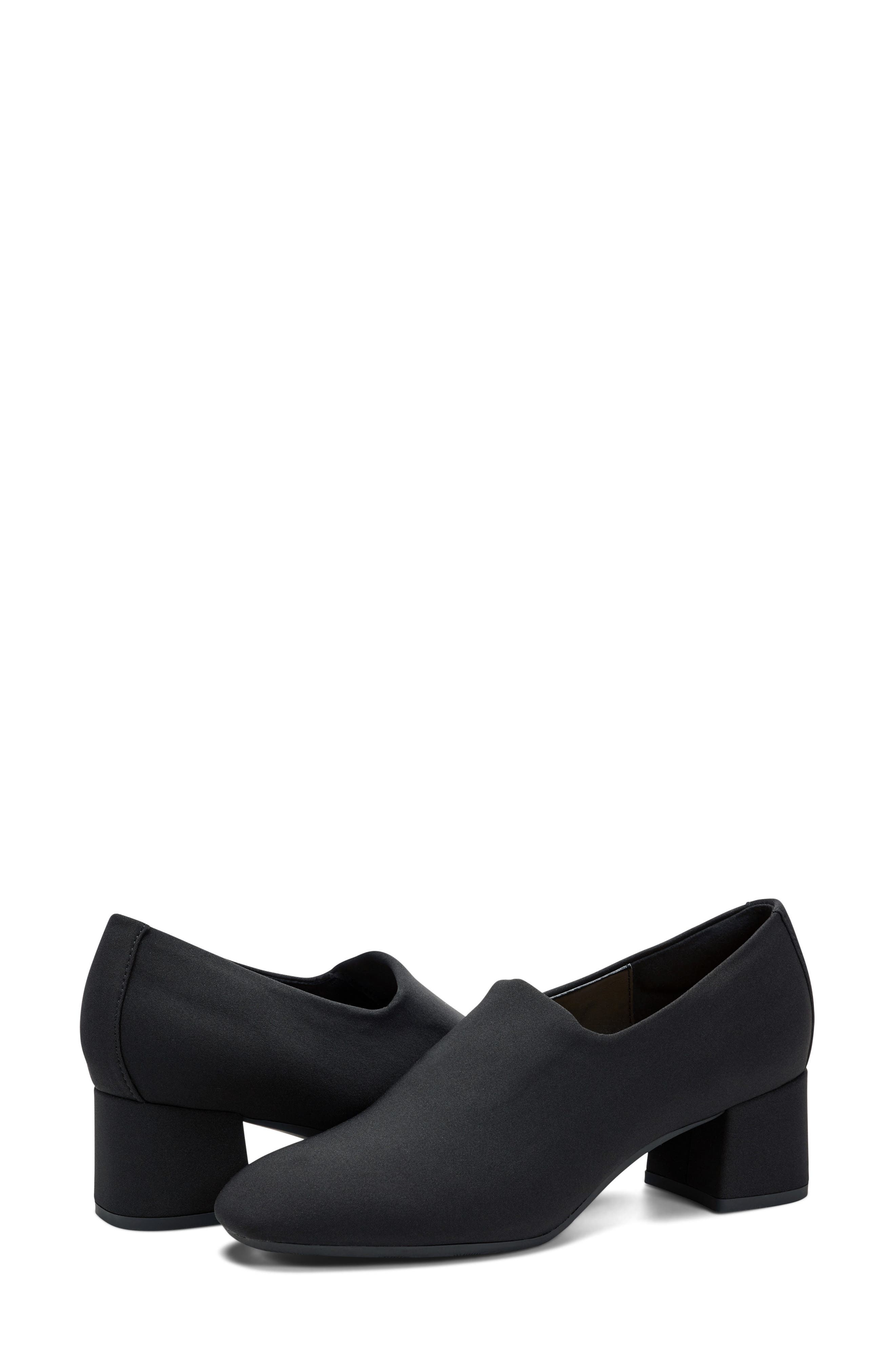 Easy Spirit Daniella Square Toe Pump, Alternate, color, Black