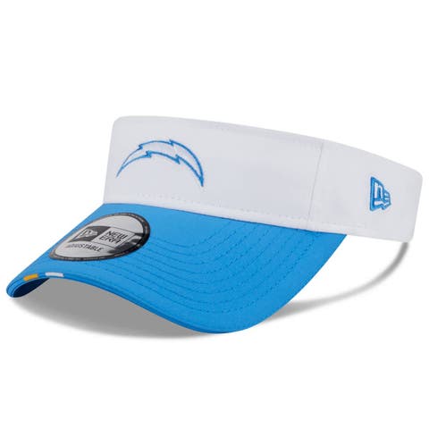Men's New Era  White/Powder Blue Los Angeles Chargers 2025 NFL Training Camp Adjustable Visor