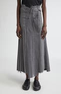 KURO Remake Denim Mark VI Maxi Skirt