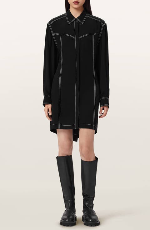 Tala Long Sleeve Shirtdress