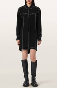 AllSaints Tala Long Sleeve Shirtdress