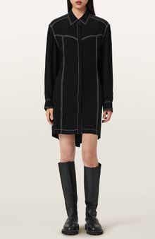 AllSaints Tala Long Sleeve Shirtdress