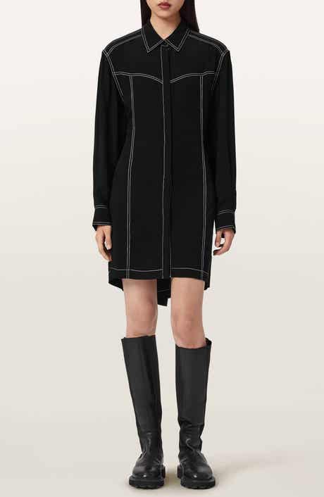 AllSaints Tala Long Sleeve Shirtdress