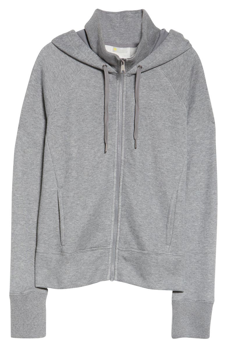 Zella Nola Full Zip Hooded Sweatshirt, Alternate, color, 