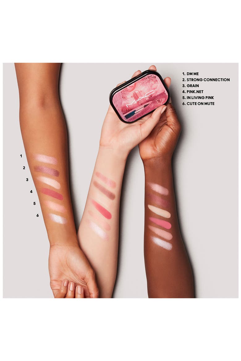Connect in Color 6-Pan Eyeshadow Palette, Alternate, color, ROSE LENS