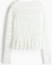 H&M Smocked Top