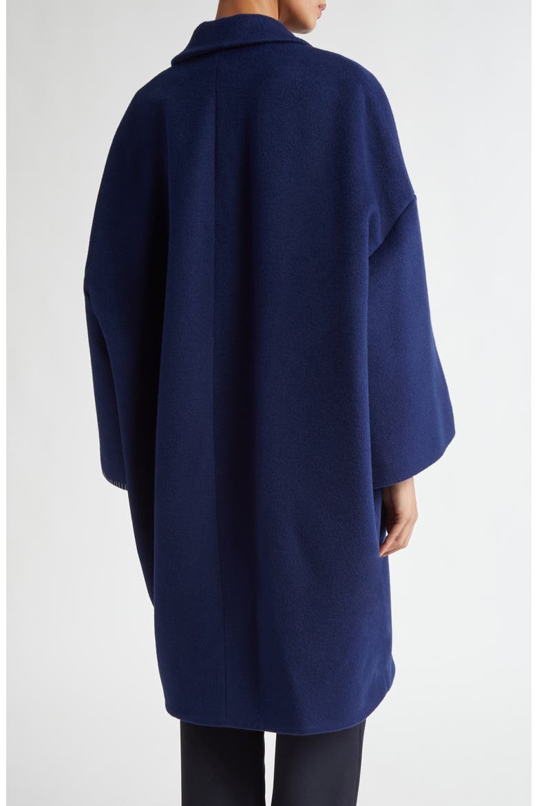 Oversize Wool & Mohair Coat, Alternate, color, LIGHT NAVY