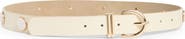Steve Madden Dome Stud Faux Leather Belt