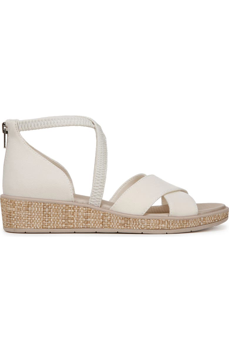 LifeStride Bali Wedge Sandal, Alternate, color, Cream