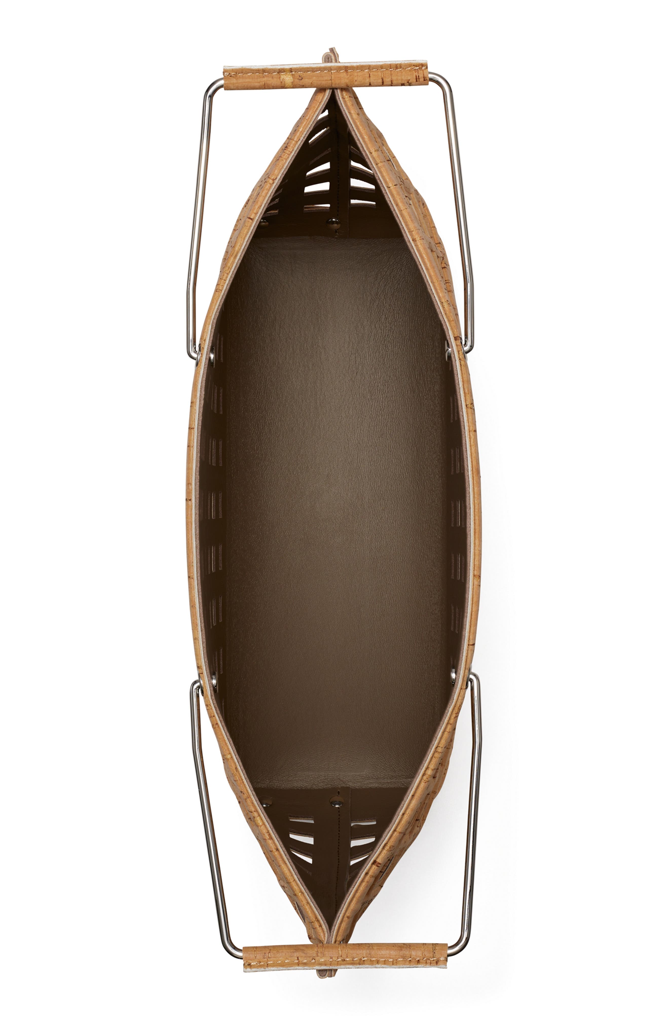 Tory Burch Ella Cork Shopping Basket Bag, Alternate, color, 