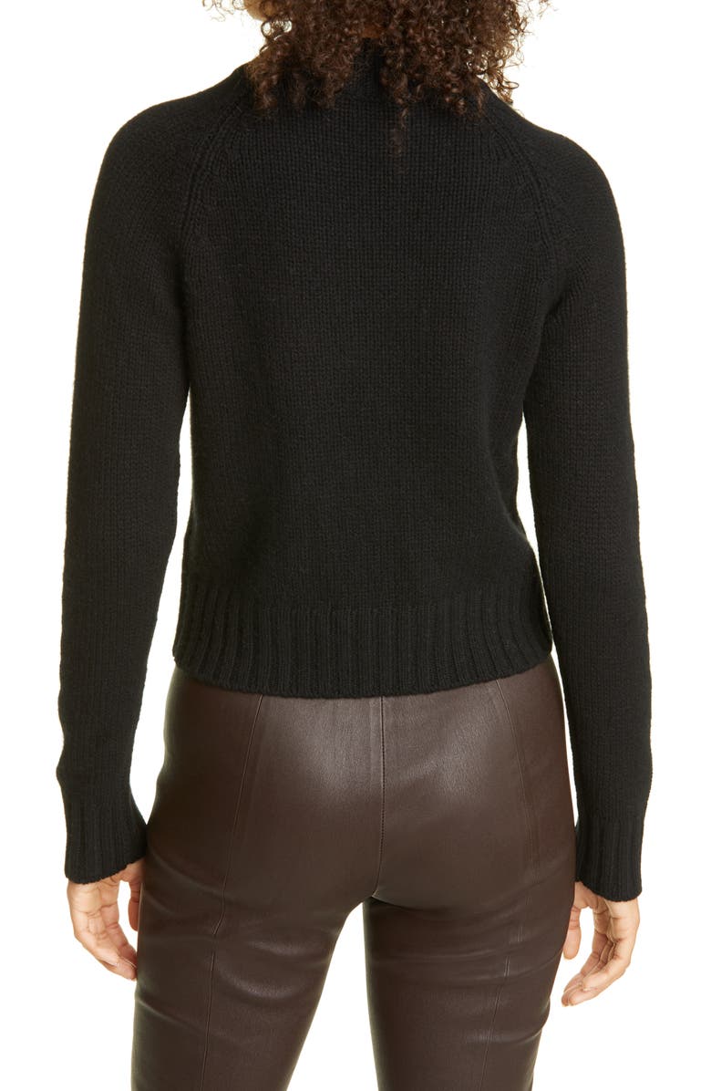 Vince Shrunken Mock Neck Cashmere Sweater, Alternate, color,