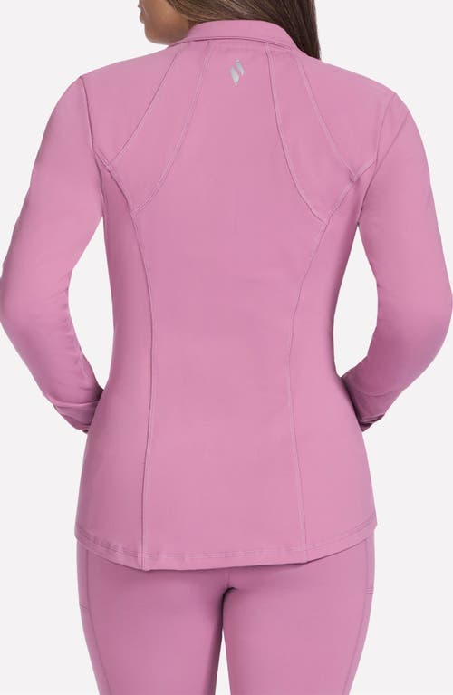 Skechers Go Walk Zip-up Activewear Jacket In Pink