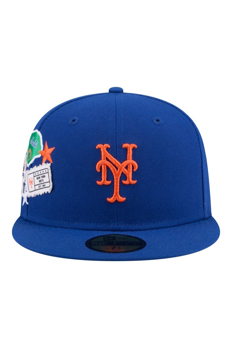 Men's New Era  Royal New York Mets City Patch 59FIFTY Fitted Hat, Alternate, color, Royal