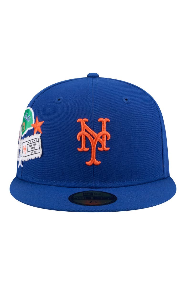 New Era Men's New Era  Royal New York Mets City Patch 59FIFTY Fitted Hat, Alternate, color, Royal