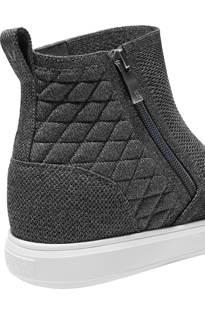 VIVAIA Round-Toe Hidden Wedge Sneakers, Alternate, color, Rich Grey