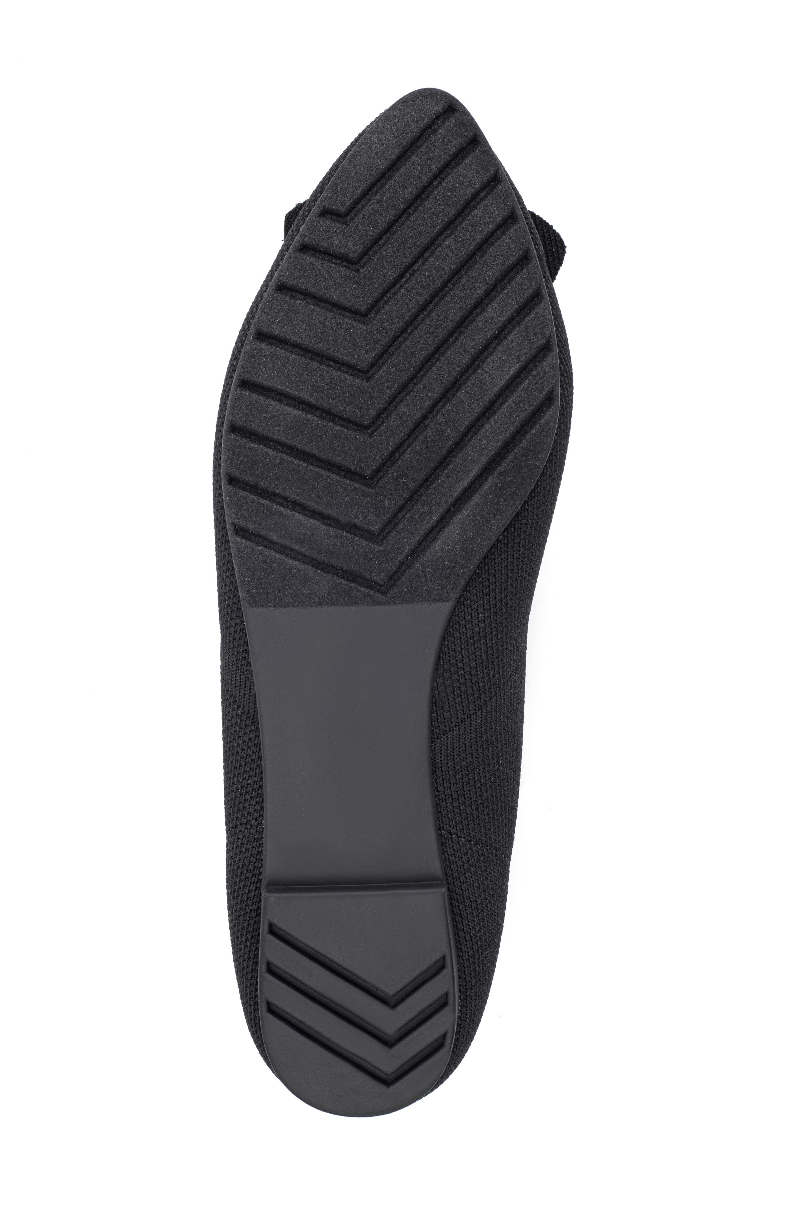 Me Too Alaya Floral Appliqué Mesh Flat, Alternate, color, Black