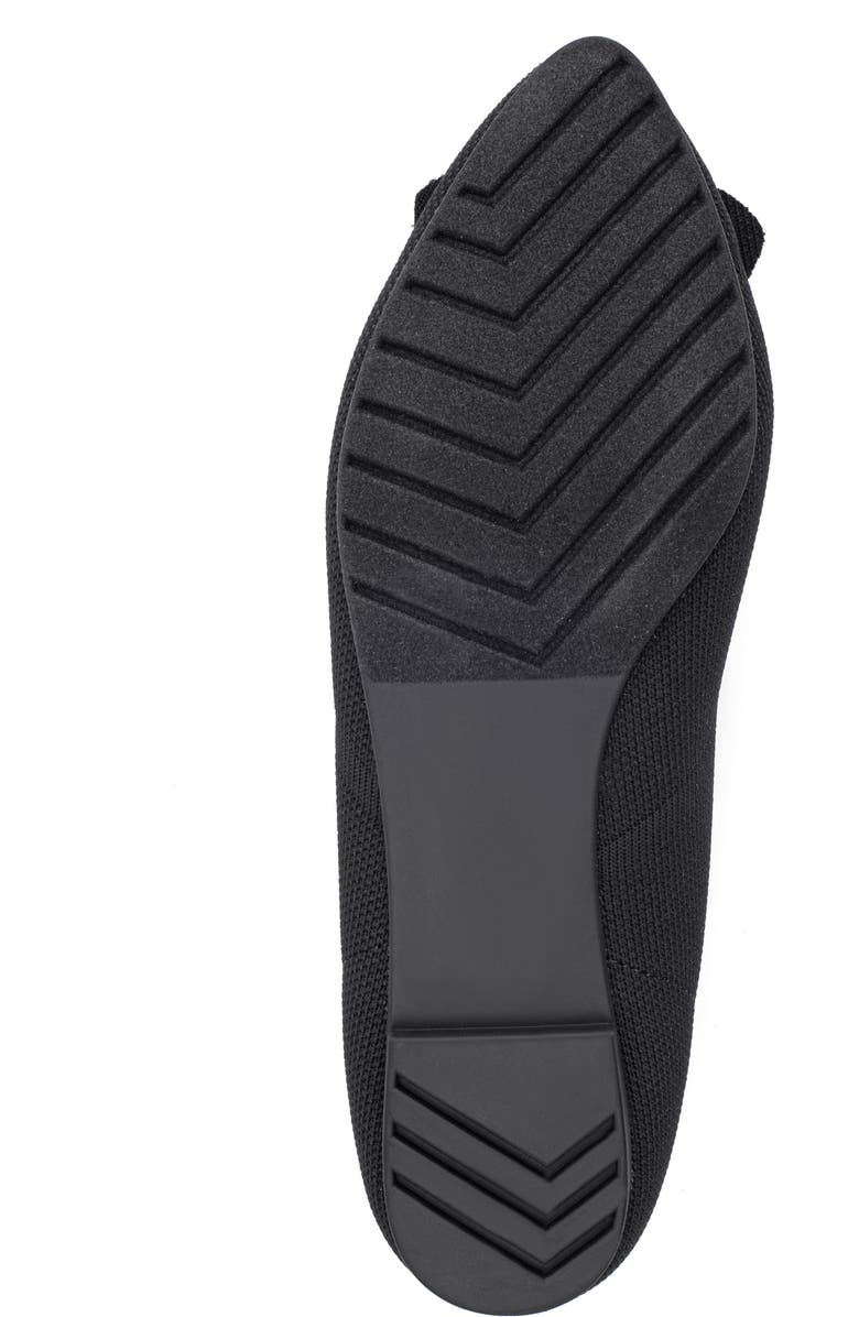 Me Too Alaya Floral Appliqué Mesh Flat, Alternate, color, Black