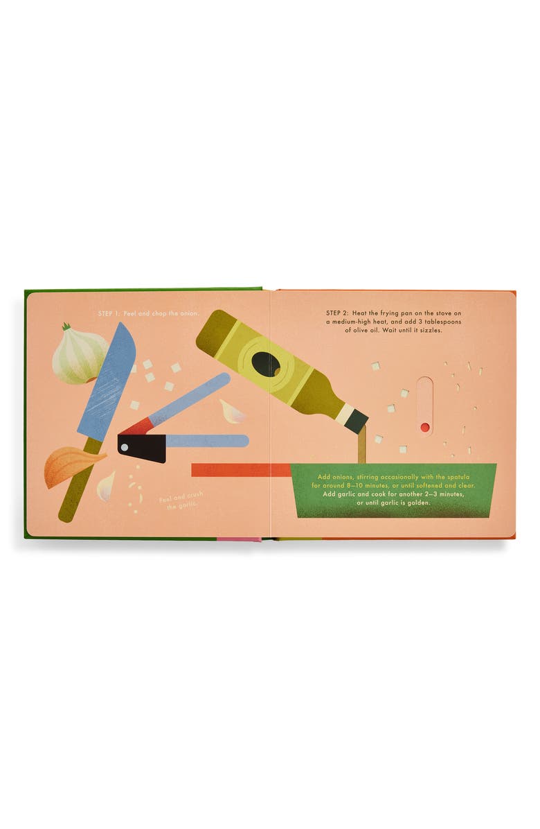 Phaidon Press 'Spaghetti!: An Interactive Recipe Book' Board Book, Alternate, color, Red/ Green
