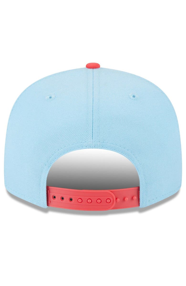 New Era Men's New Era Light Blue/Red San Francisco Giants Spring Basic Two-Tone 9FIFTY Snapback Hat, Alternate, color,