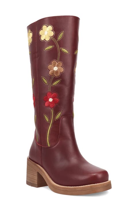 Bloom Embroidered Boot (Women)