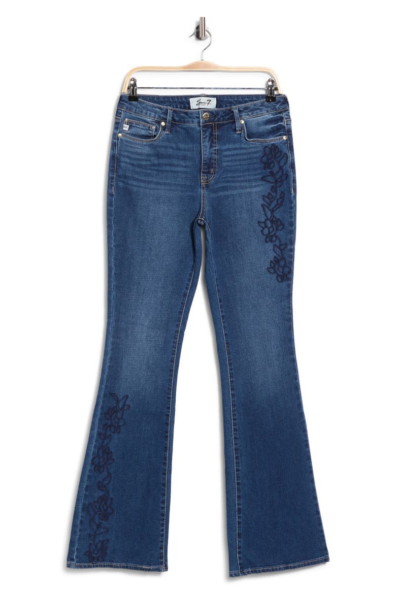 Felicity High Waist Flare Jeans, Alternate, color, TOPANGA TWILIGHT