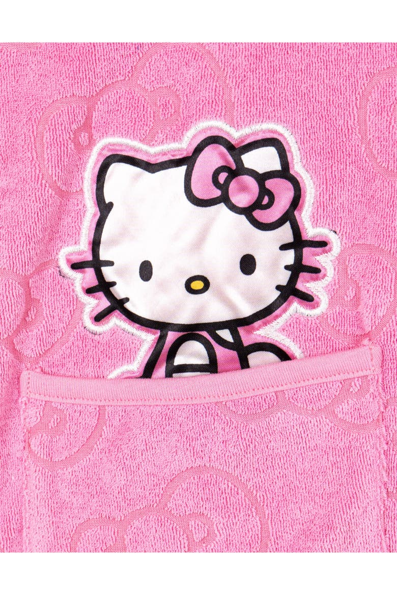 Sleeveless Hooded Swim Coverup, Alternate, color, Pink Kitty Cinnamoroll