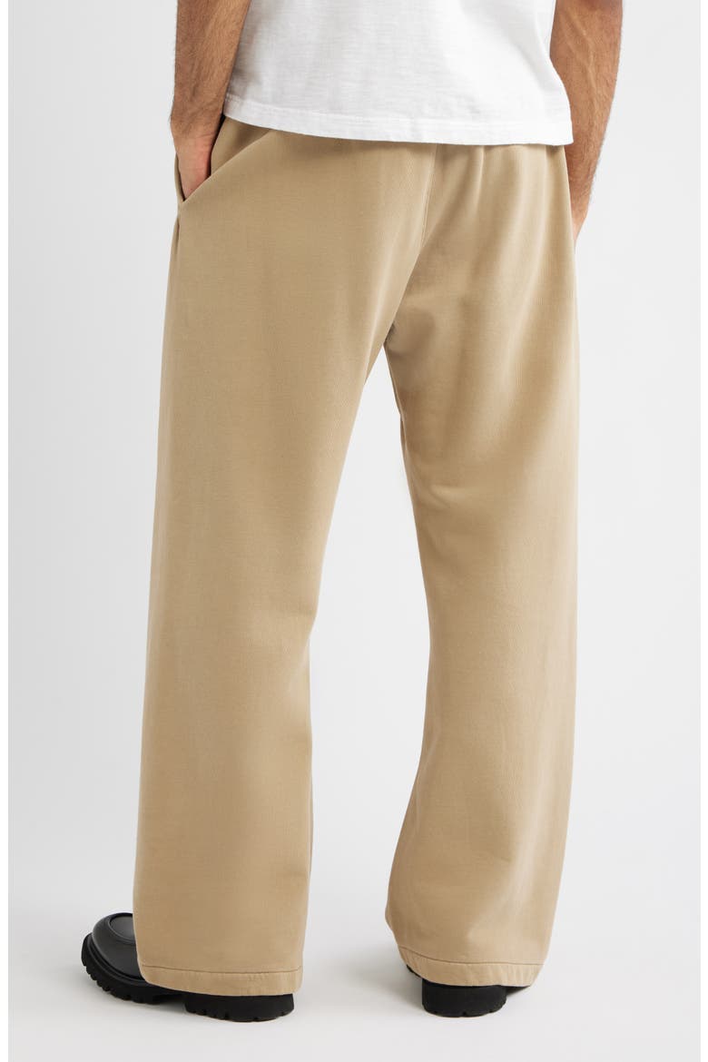 Classic Fit Training Logo Flare Leg Sweatpants, Alternate, color, FADED DUNE