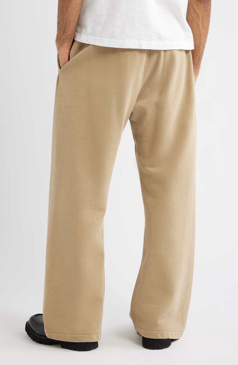 Fear of God Essentials Classic Fit Training Logo Flare Leg Sweatpants, Alternate, color, Faded Dune