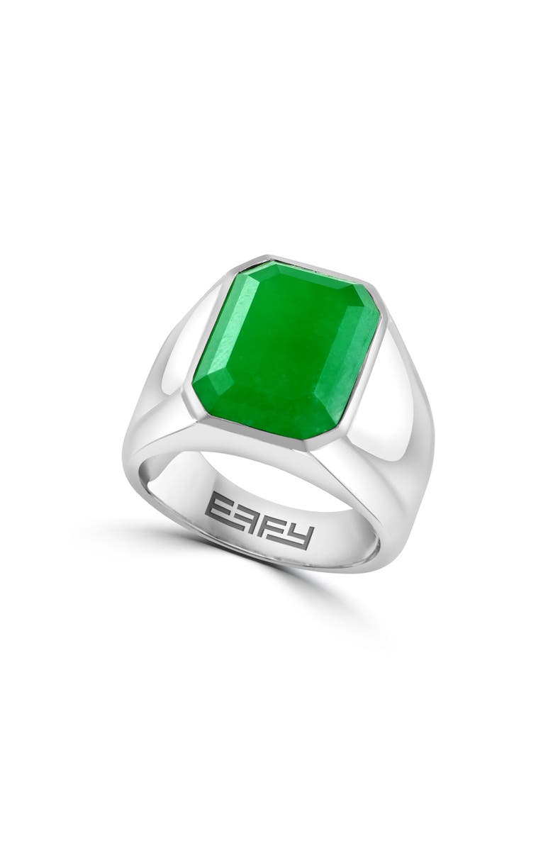 EFFY Men's Jade Signet Ring, Main, color, 
