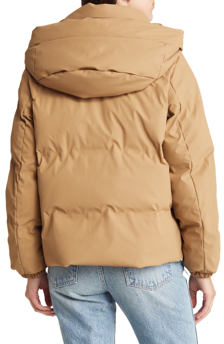 VERO MODA Noe Hooded Puffer Coat, Alternate, color, Tigers Eye