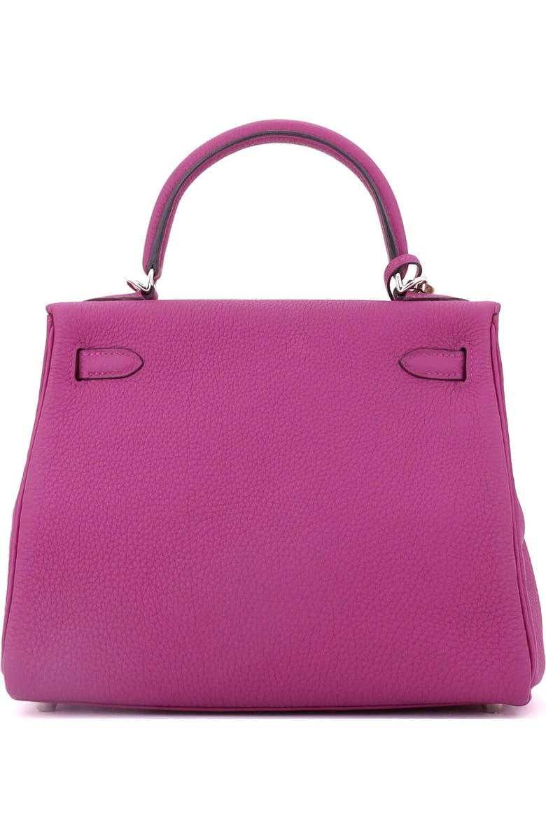 Pre-Owned Hermes Kelly Handbag Pink Togo with Palladium Hardware 25, Alternate, color, Rose Pourpre