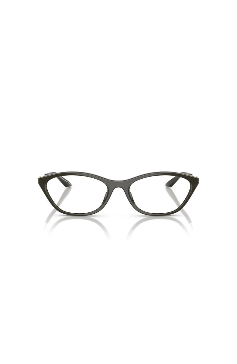 Armani Exchange 54mm Irregular optical glasses, Alternate, color, Black