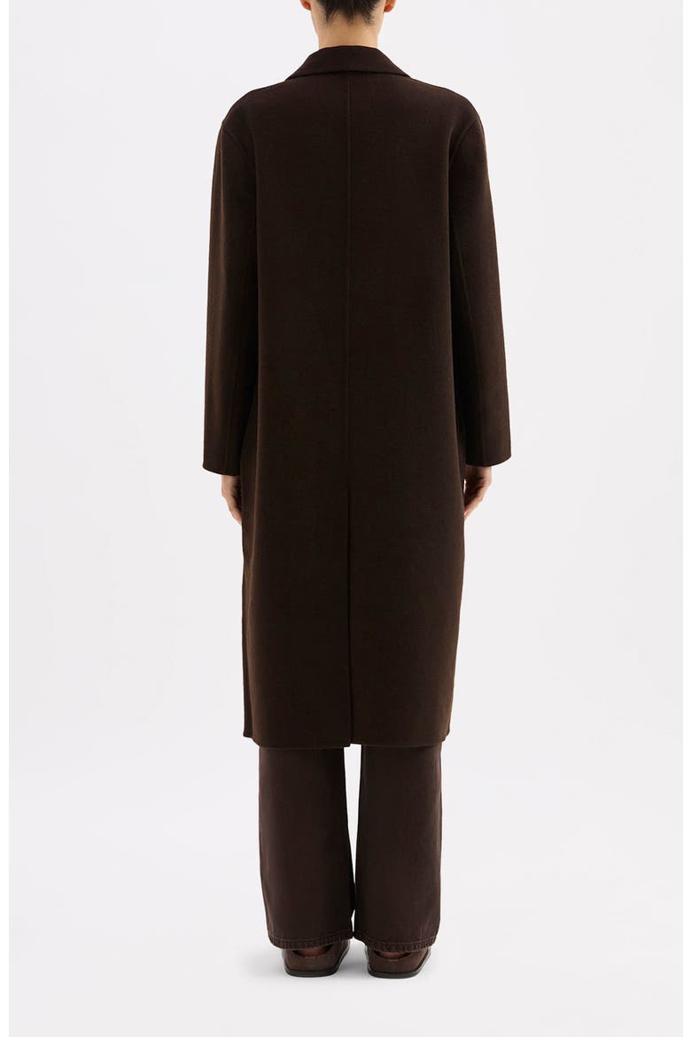 Riley Wool Coat, Alternate, color, Espresso
