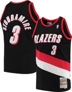 Mitchell & Ness Men's Mitchell & Ness Damon Stoudamire Black Portland Trail Blazers 1999/00 Hardwood Classics Swingman Jersey