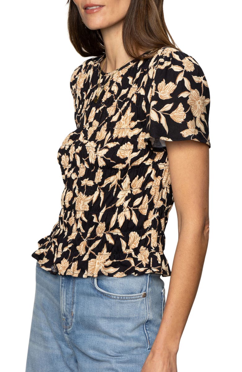 Sanctuary Better Together Smocked Top, Alternate, color, 