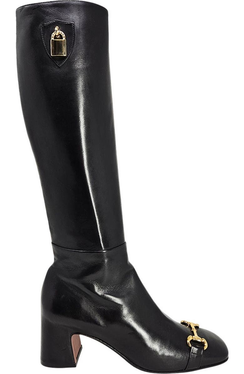 Madison Maison Tall Lock Boot, Main, color, Black