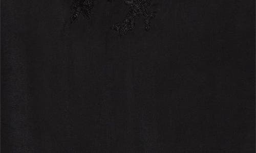Natori Enchant Lace Trim Chemise In Black W/black Lace