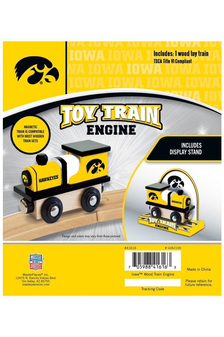 Iowa Hawkeyes Toy Train Engine, Alternate, color, Multicolor