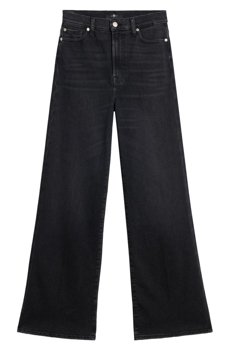 7 For All Mankind Jo Ultra High Waist Wide Leg Jeans, Alternate, color, Bottomline