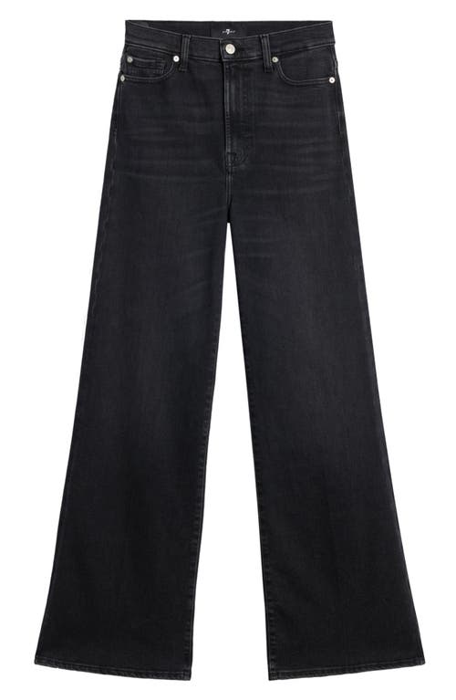 7 For All Mankind Jo Ultra High Waist Wide Leg Jeans In Burgundy