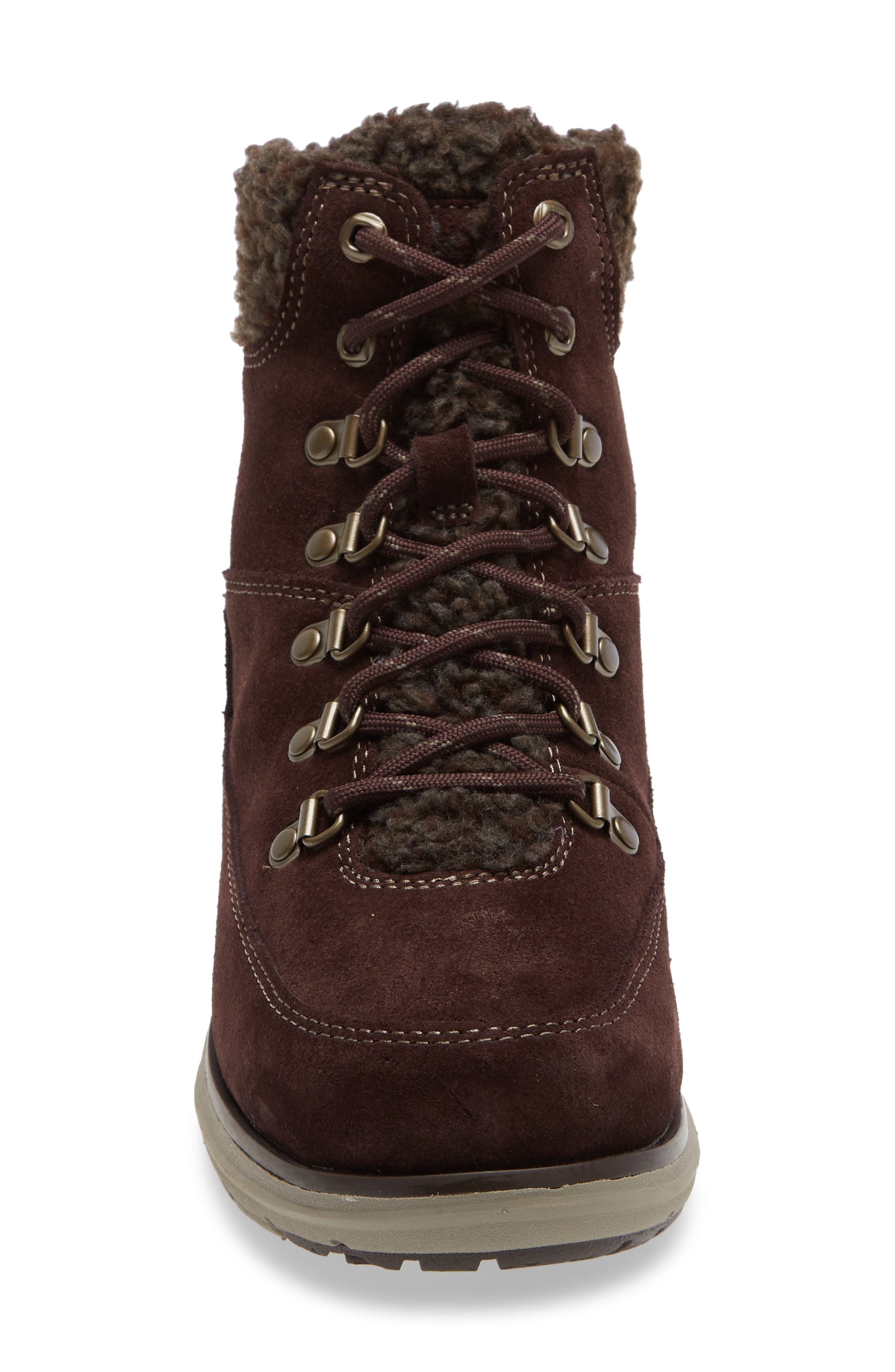 L.L.Bean Mountain Lodge Fleece Collar Insulated Boot, Alternate, color, 