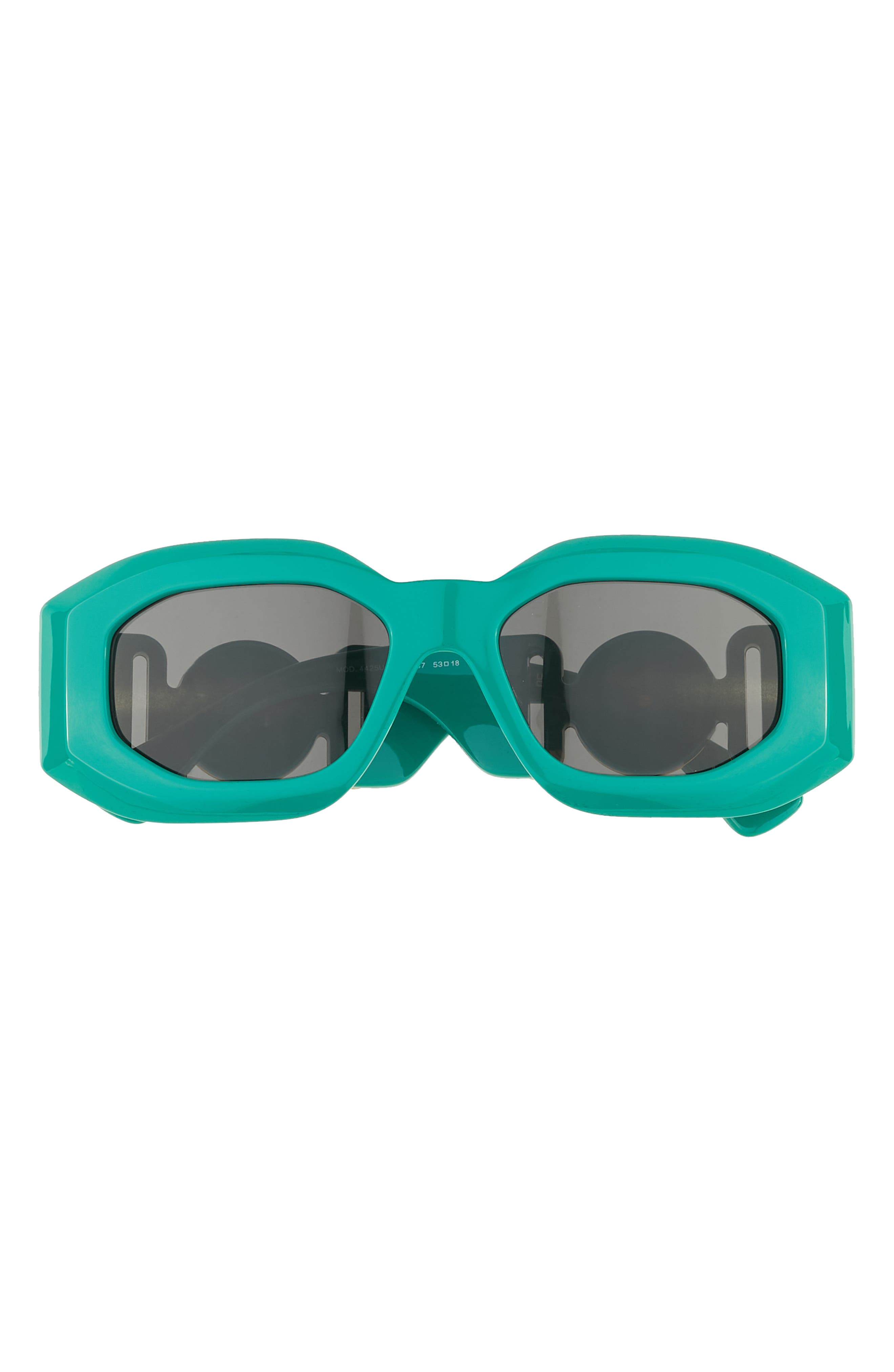 Versace 53mm Rectangular Sunglasses